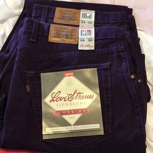 Levi’s men’s jeans 545 Loose fit 44x30 2 pair